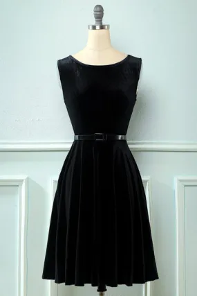 Abito vintage vellutato anni '50