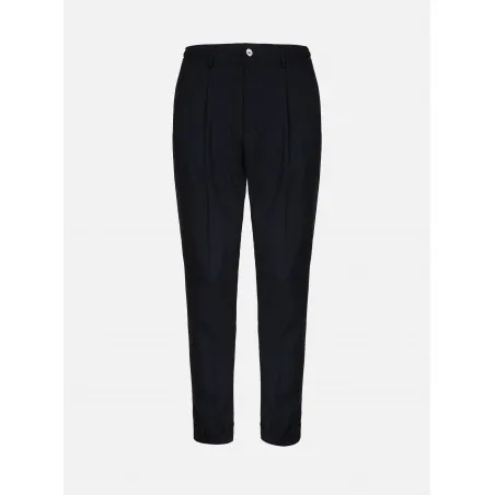 BLUE MICROFLANNEL TROUSERS