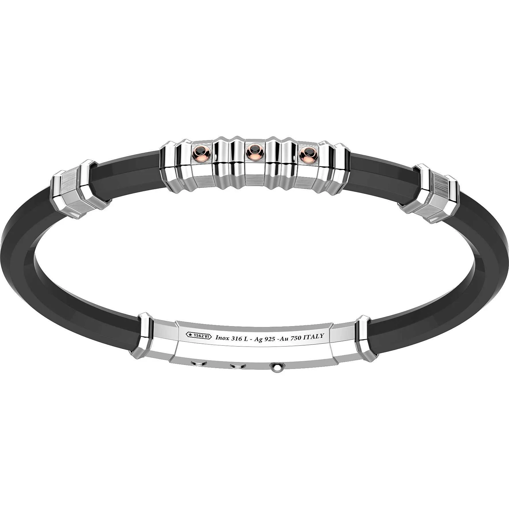 bracciale uomo gioielli Zancan Robertinox