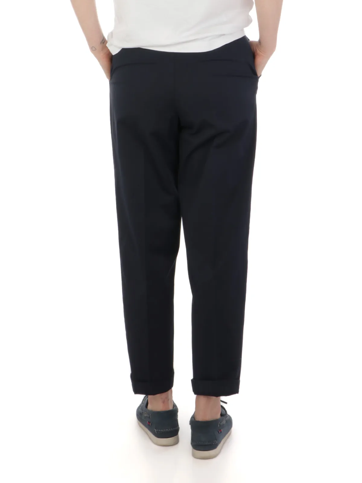 BRIGLIA 1949 ---------- Pantaloni Donna a Ovetto in Cotone Stretch ---------