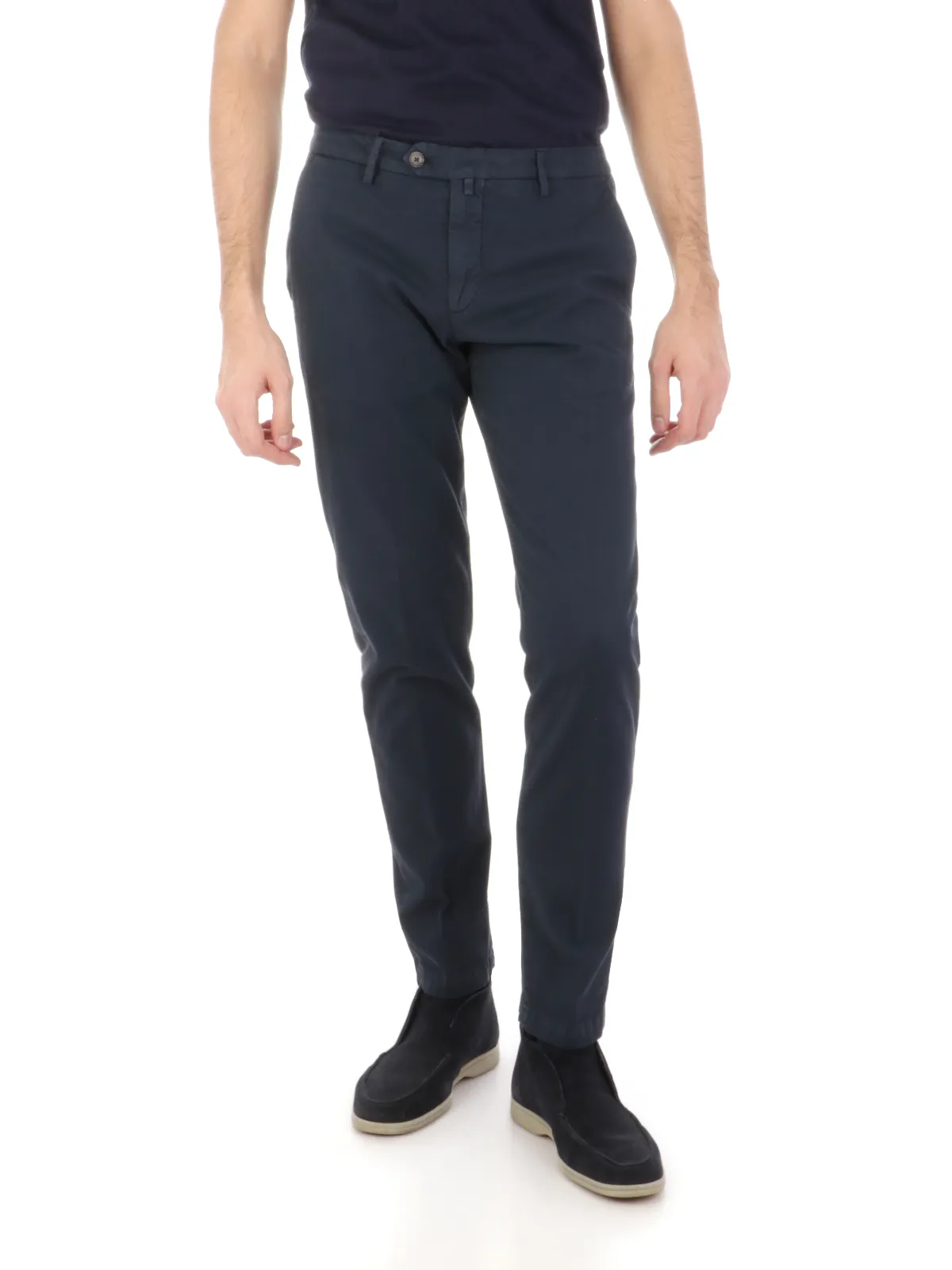 BRIGLIA ---------- Pantaloni Uomo In Cotone Operato Stretch ---------