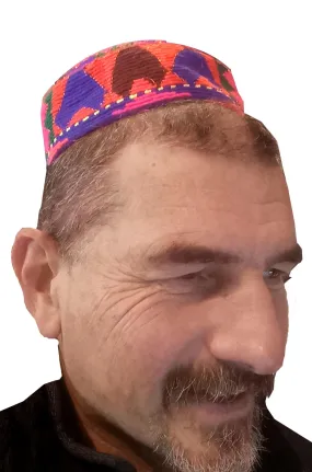 Cappello arabo fez rosso da mercante