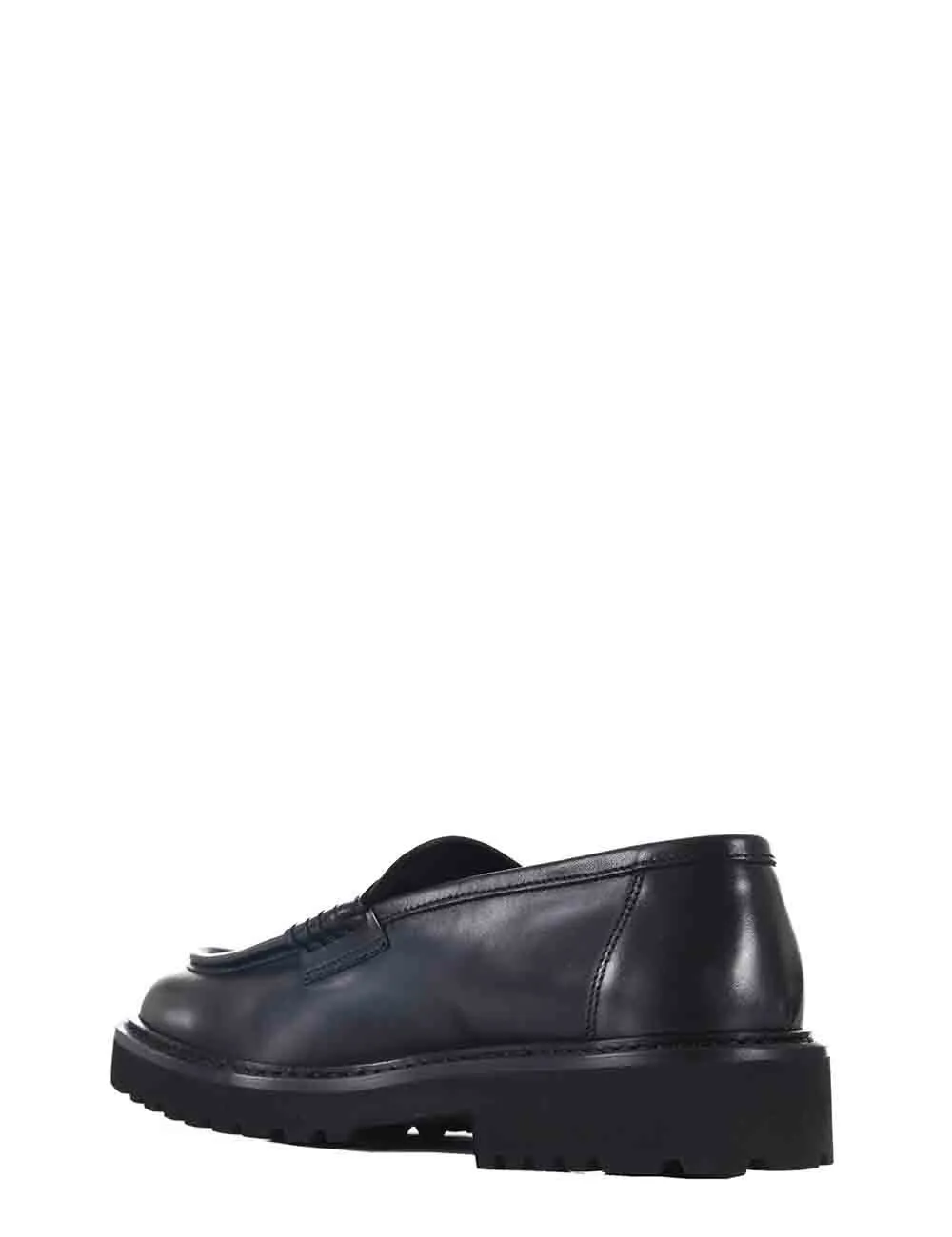 Doucal's     Mocassino in Pelle Blu Notte