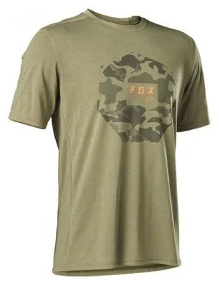 Maglia manica corta per bambini Fox Ranger DR Camo Khaki