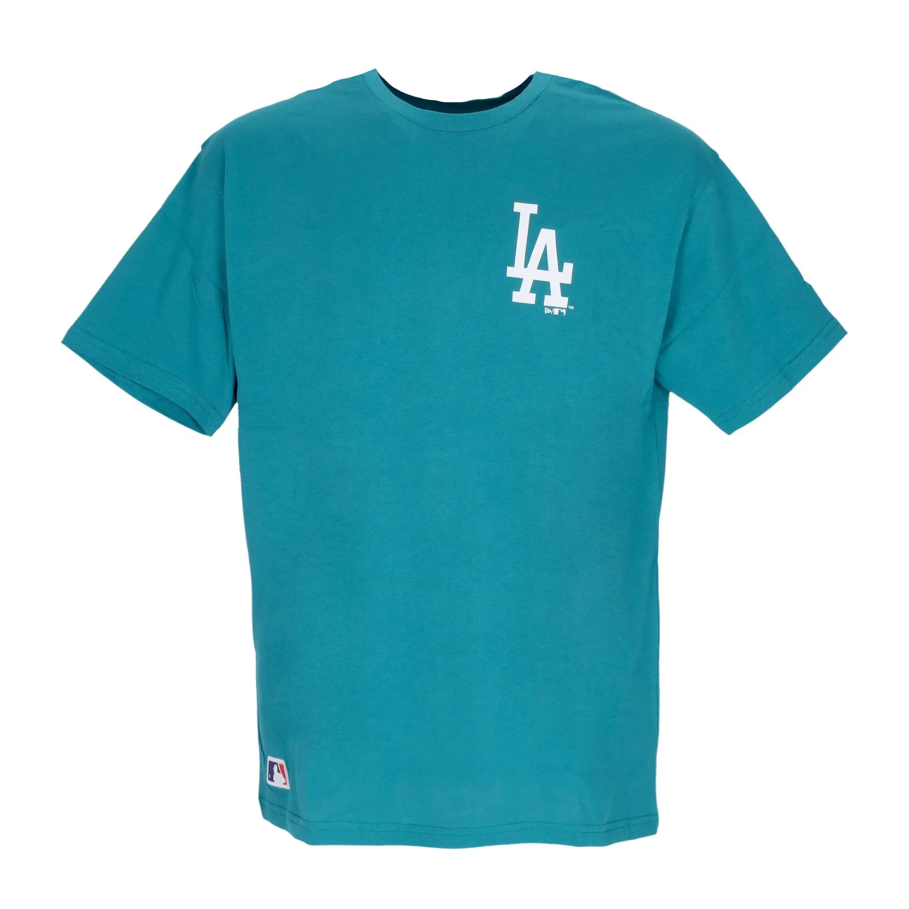Maglietta Uomo Mlb League Essentials Oversized Tee Losdod Aqua/white