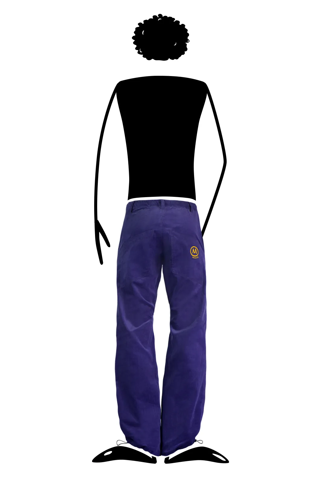 --Men’s Fine-ribbed Corduroy Trousers GRILLO-