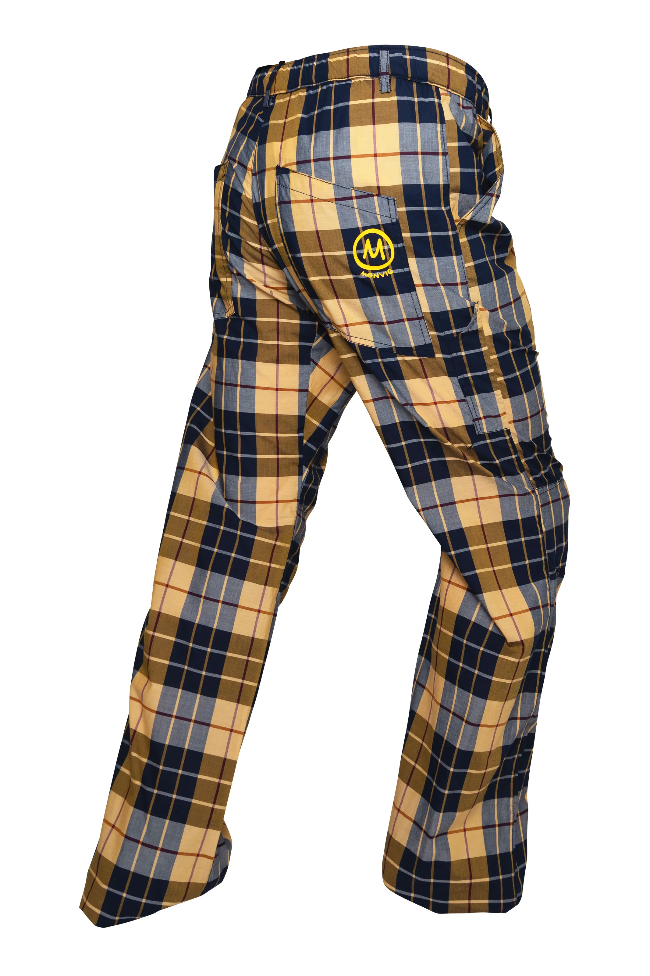--Men’s lightweight checked trousers BILLY 2 CLOWN-