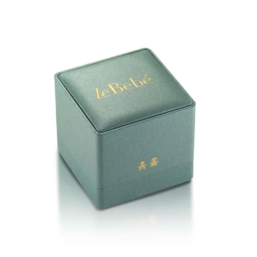 Mono orecchino leBebe LBB542 Preziosi bimbo oro bianco diamanti ct 0,11
