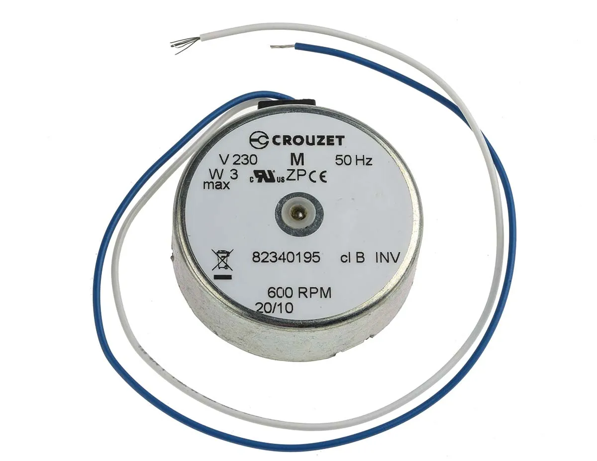 Motore c.a. monofase Sincrono Crouzet, 600 giri/min a 240 V, 0,16 W, 230 V