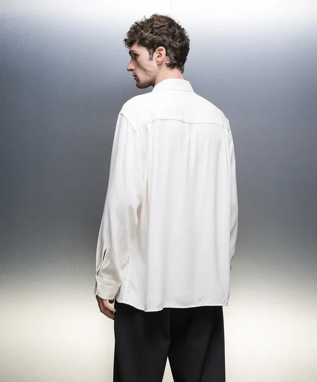 Nicholson Camicia Ray bianca con effetto mietitore RAYSNM1064