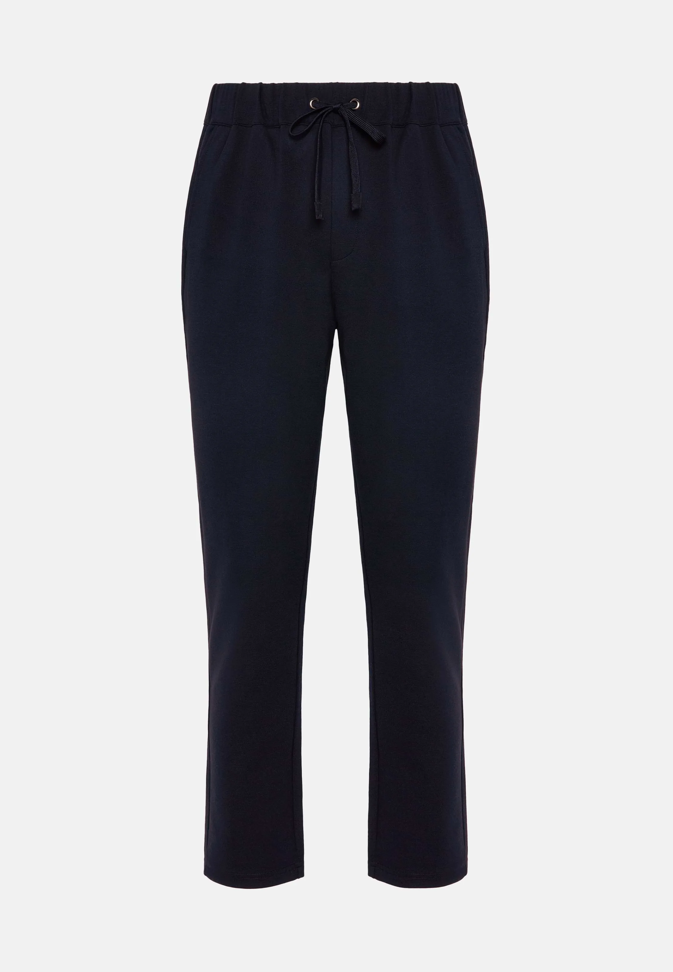 Pantaloni In Interlock Misto Cotone