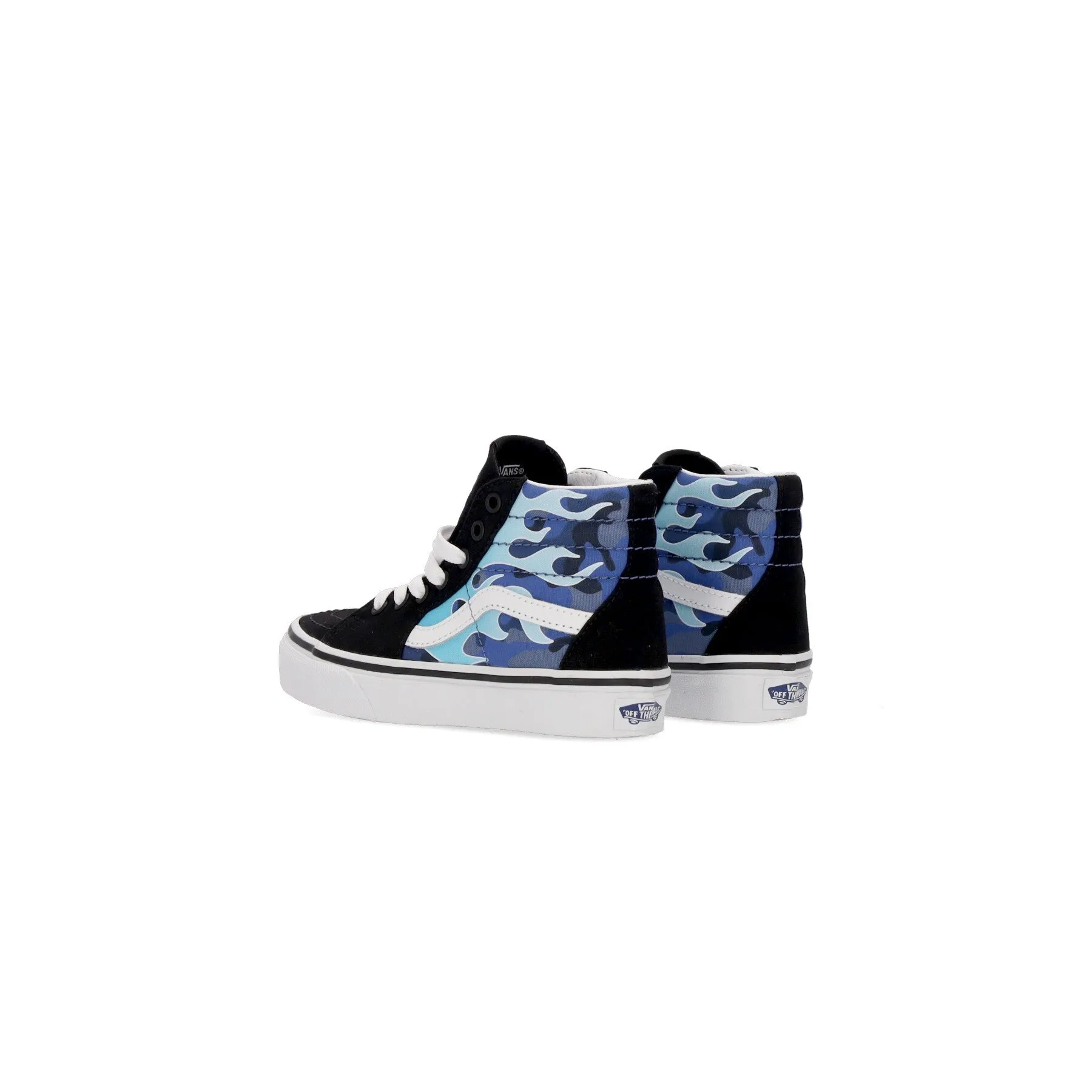Scarpa Alta Bambino Sk8-hi (camo Flame) Blue/ice Camo