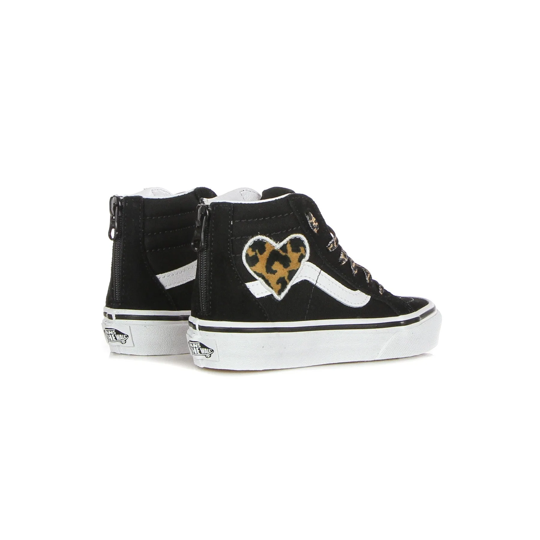 Scarpa Alta Bambino Sk8-hi Zip Heart/black