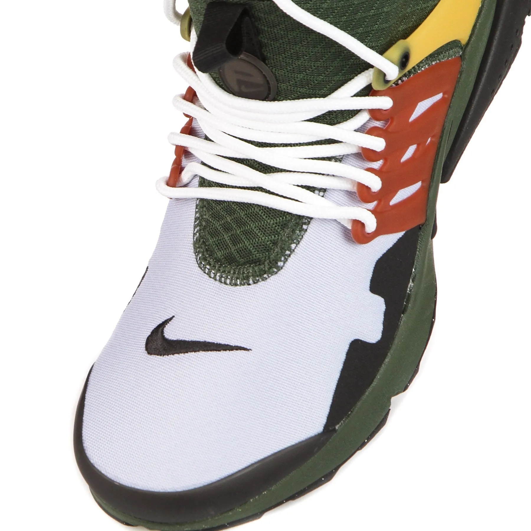 Scarpa Alta Uomo Air Presto Mid Utility Carbon Green/black/ghost/pollen