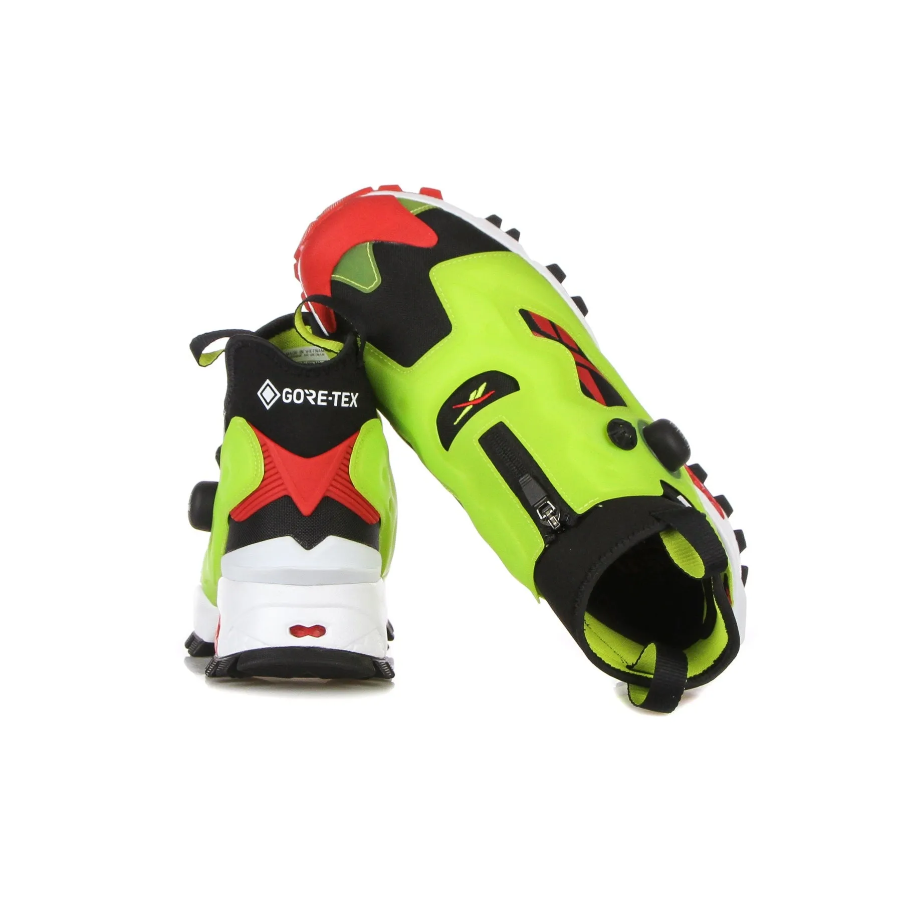 Scarpa Alta Uomo Instapump Fury X Gtx Black/acid Yellow/vector Red