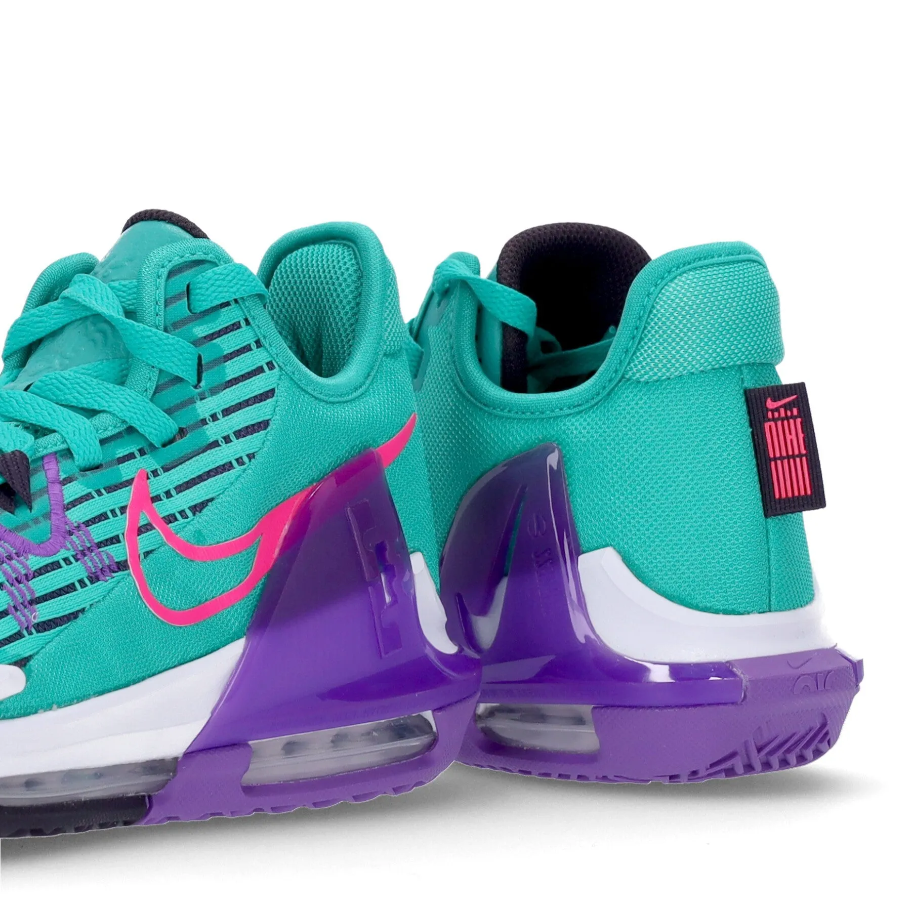 Scarpa Basket Uomo Lebron Witness Vi Clear Emerald/hyper Pink/wild Berry