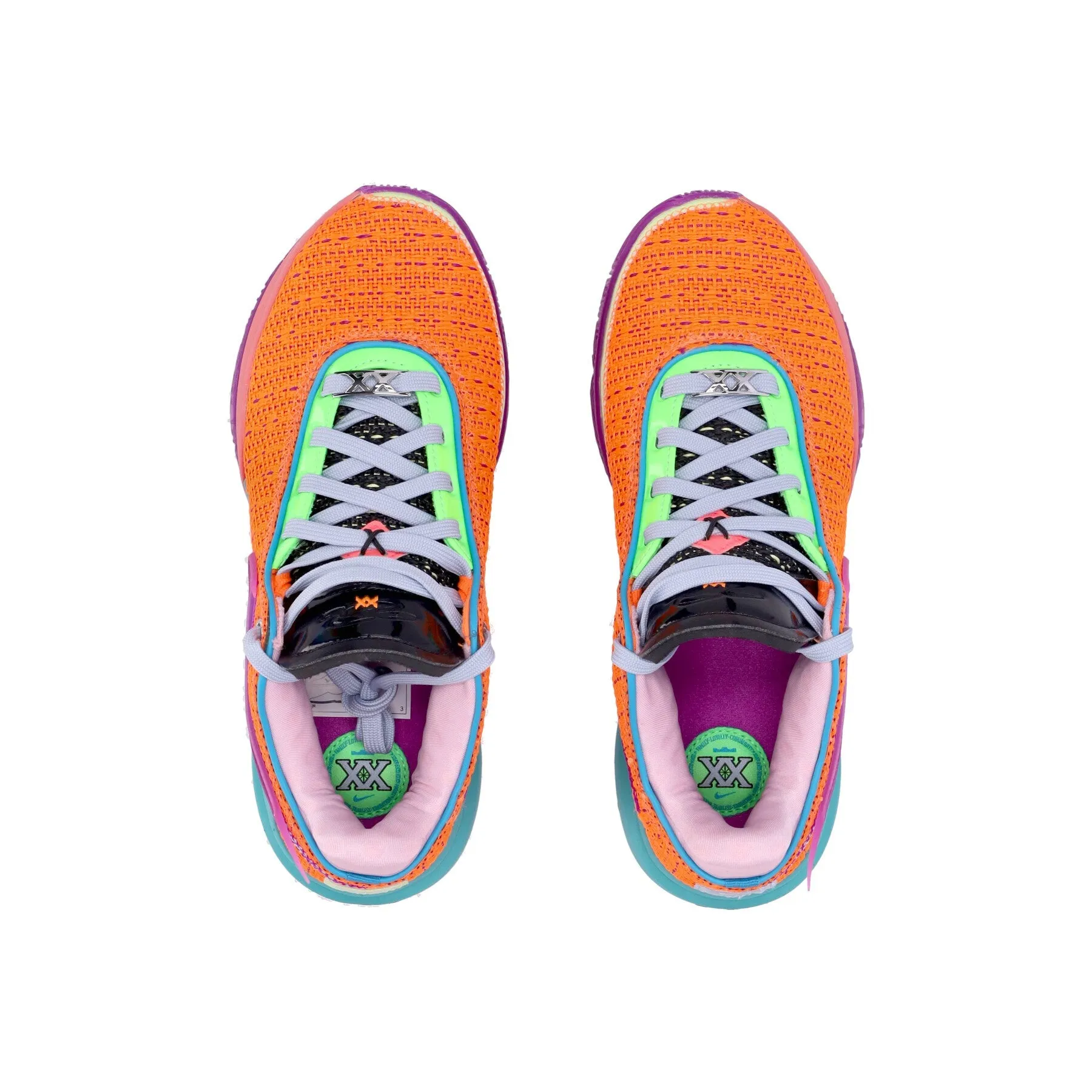 Scarpa Basket Uomo Lebron Xx Total Orange/vivid Purple/green Strike