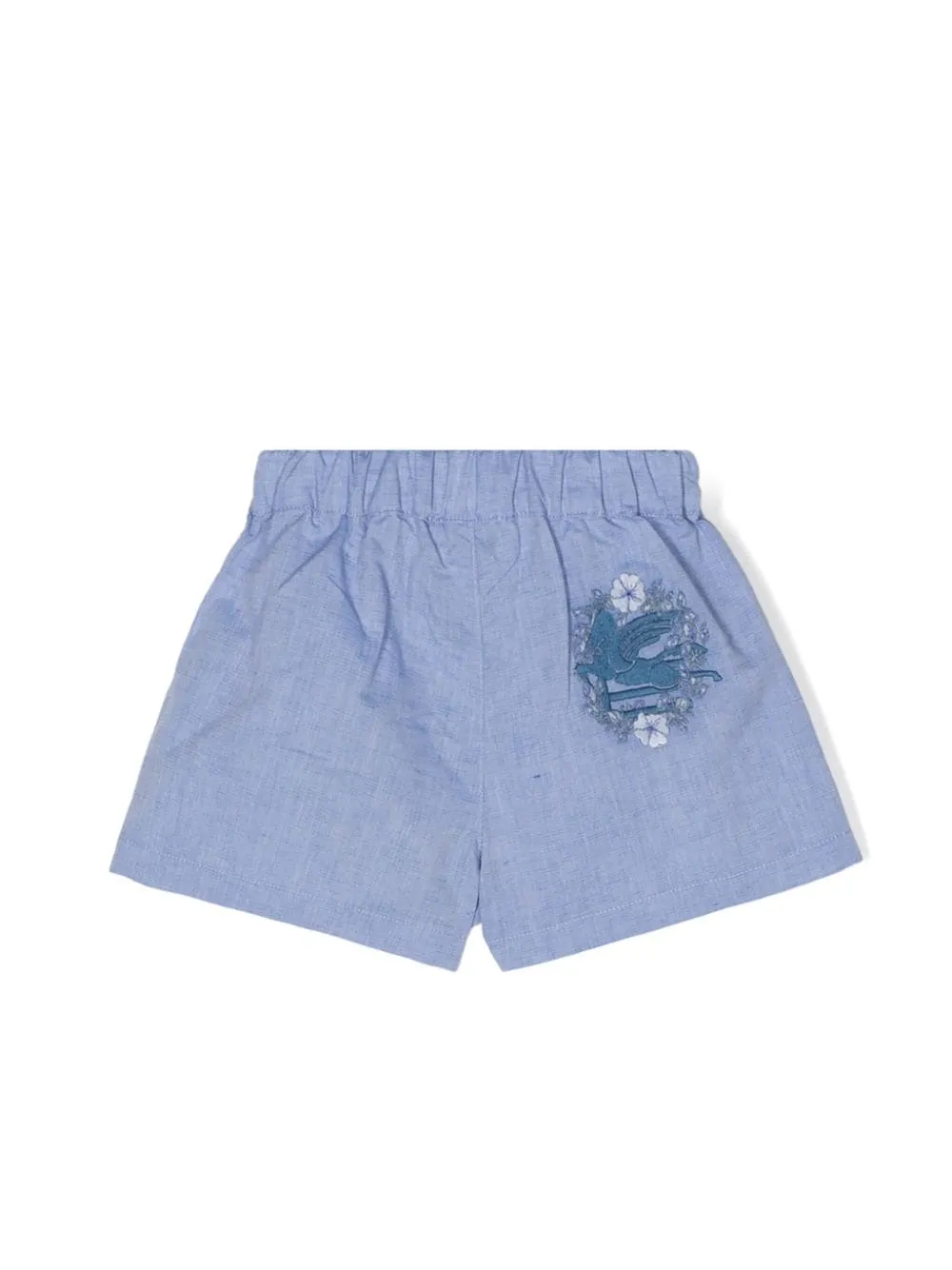 Shorts ricamati floreali