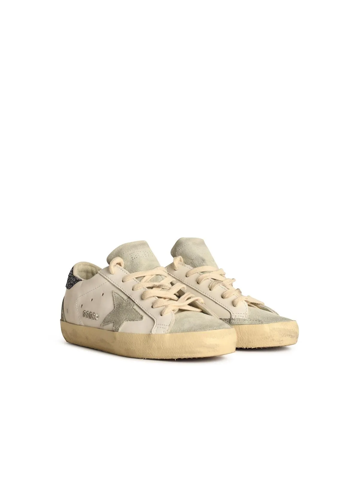 Sneaker superstar di Golden Goose White Lear