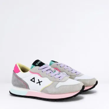  SUN68 Sneaker Ally color explosion Col. Bianco