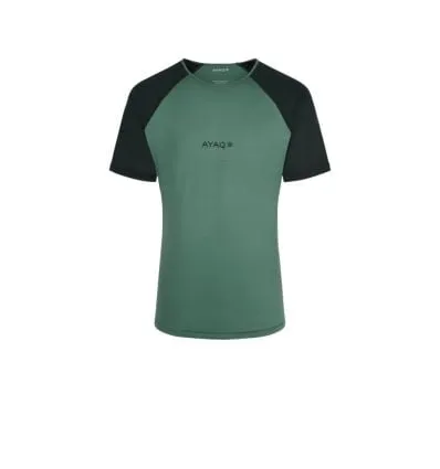 T-shirt tecnica da uomo AYAQ Biafo Merino Short Sleeve (Green Lake)