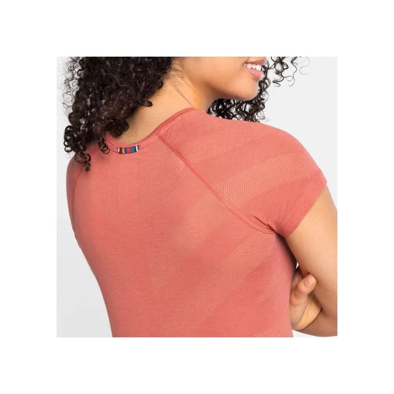 T-shirt tecnica Odlo Mc Natural Kinship X-light (burnt Sienna Melange) Donna