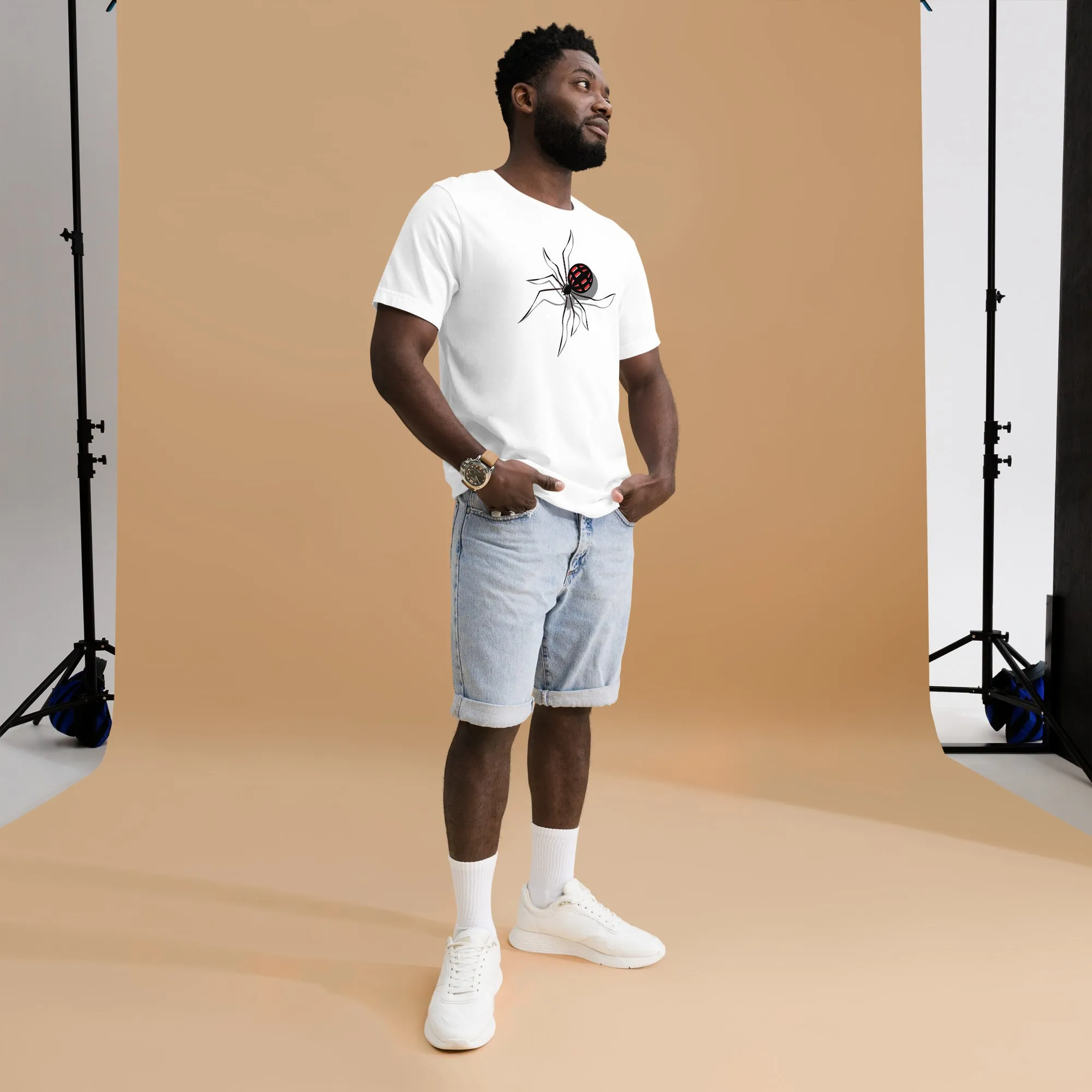 T-shirt unisex con ragno